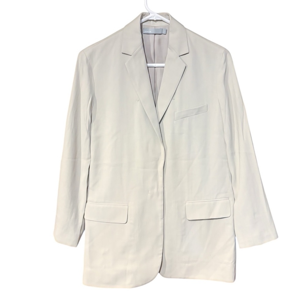 Vince Soft Blazer in Horchata - Picture 2 of 8